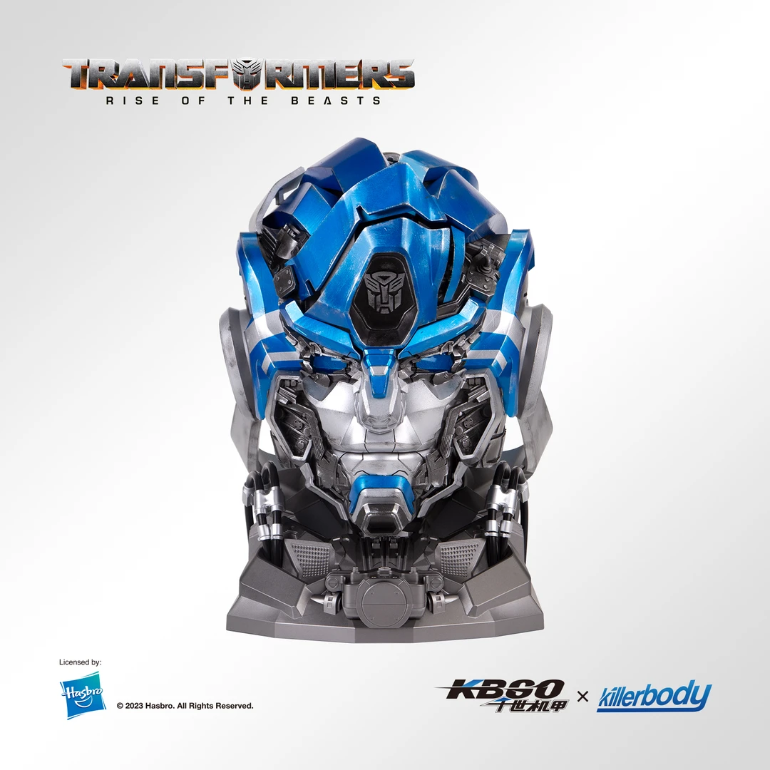 千世机甲Killerbody正版变形金刚幻影头盔可变声手工涂装潮玩摆件