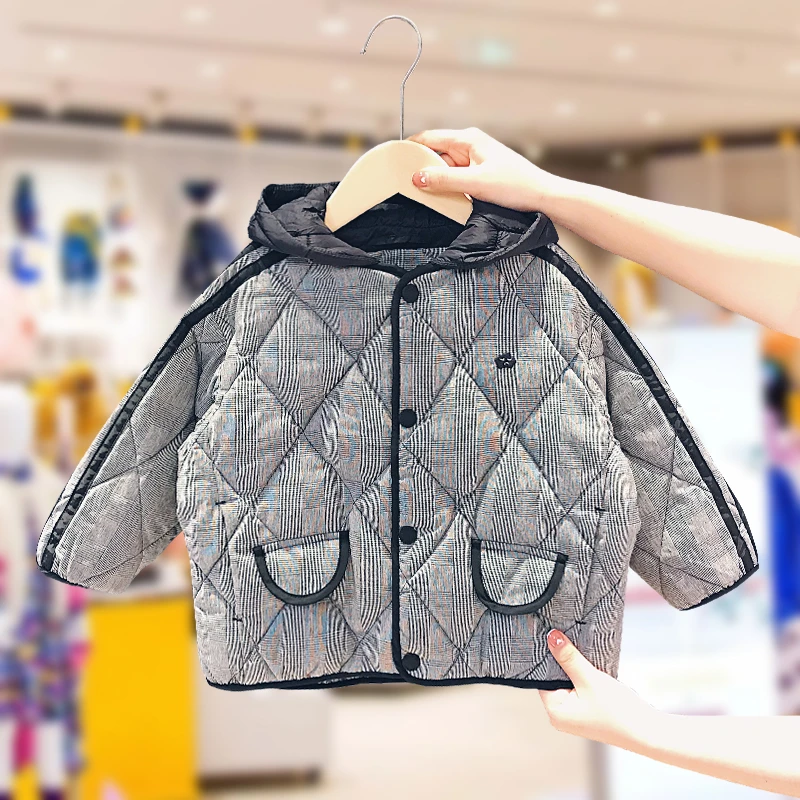 PN1DYR166秋冬新款童装儿童羽绒服宝宝加厚外套男女童羽绒衣潮