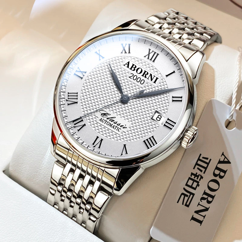 超薄机械表全自动男士手表名表男款高档潮流夜光防水时尚商务男表