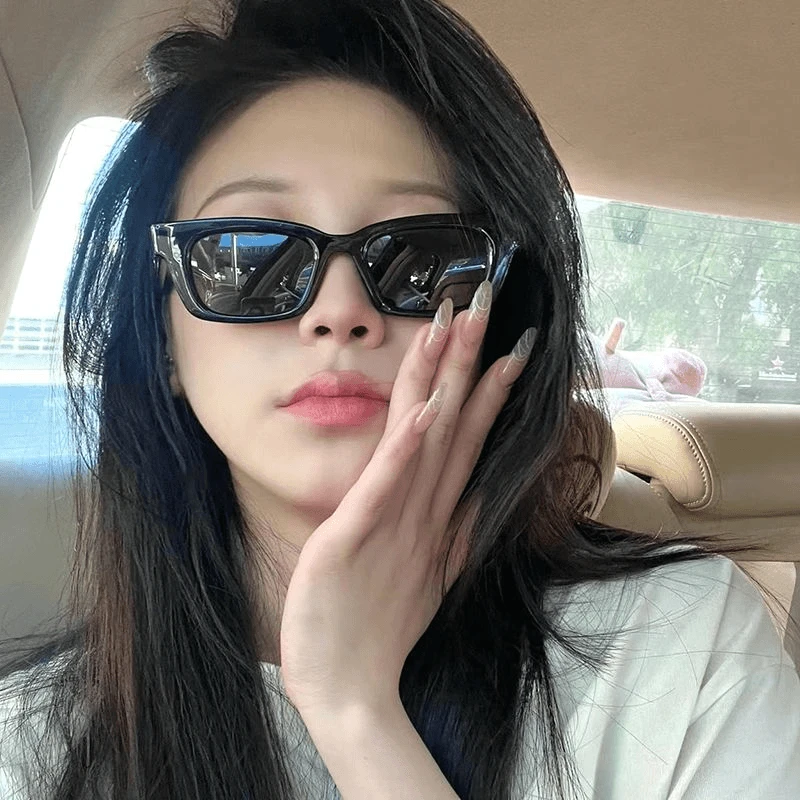 墨镜女2024新款潮小脸小框高级感防紫外线开车太阳眼镜男辣妹