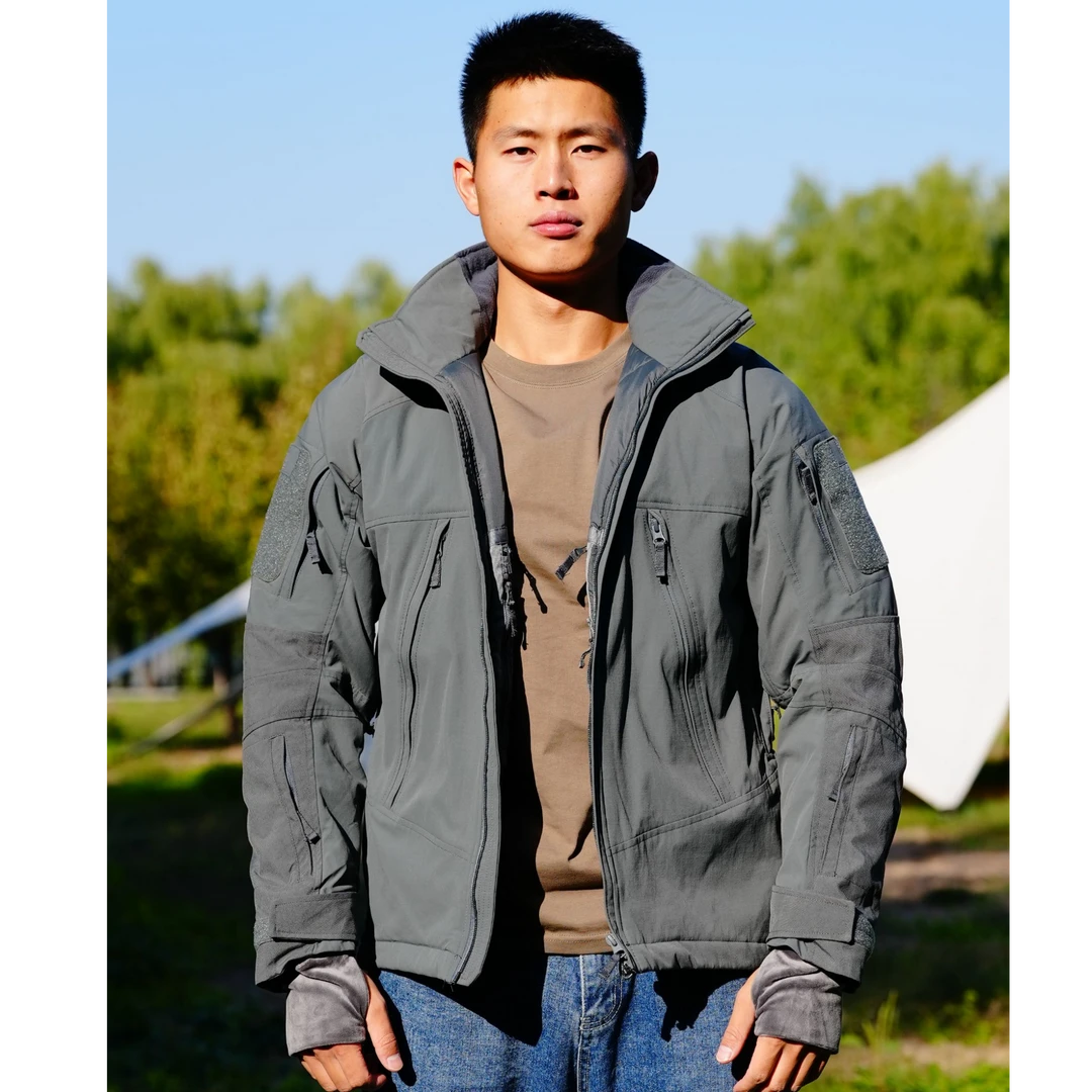 战地日记【猎鹰系列棉服】冬季防寒服男款迷彩棉服外套连帽保暖