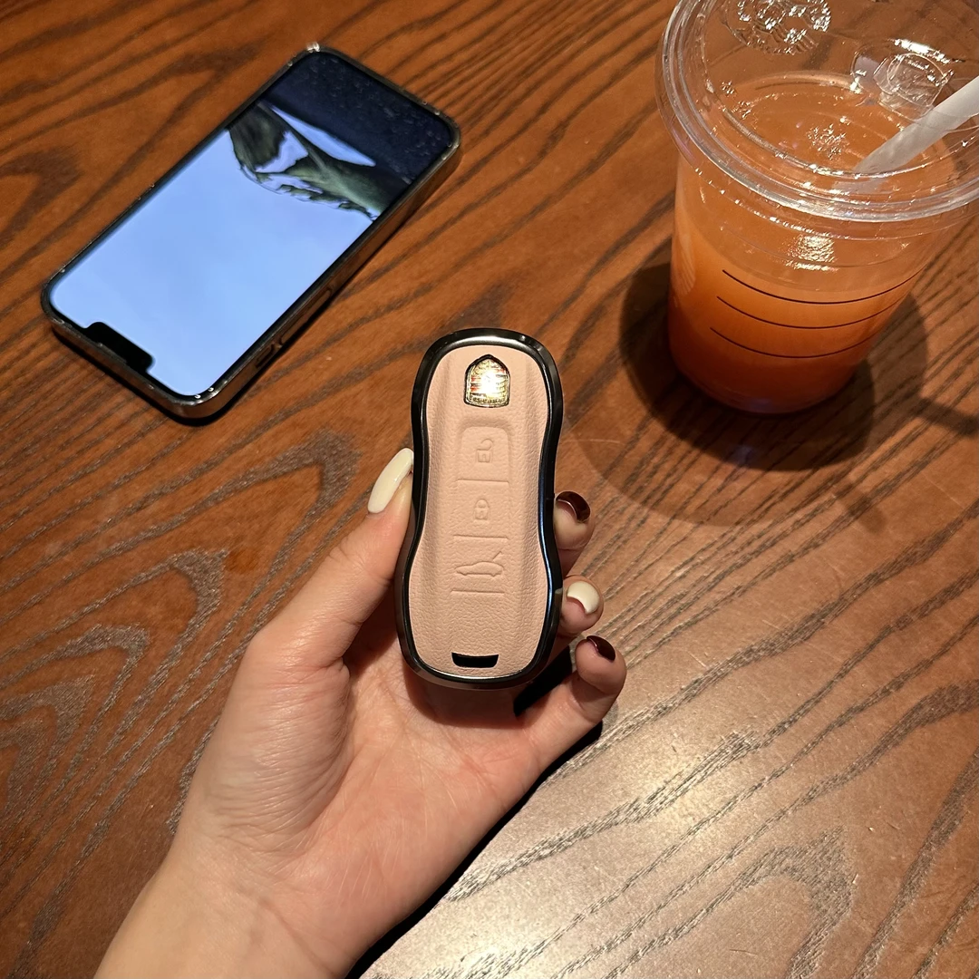 保时捷钥匙套玛卡macan帕拉梅拉卡宴911新帕美718全包taycan壳扣