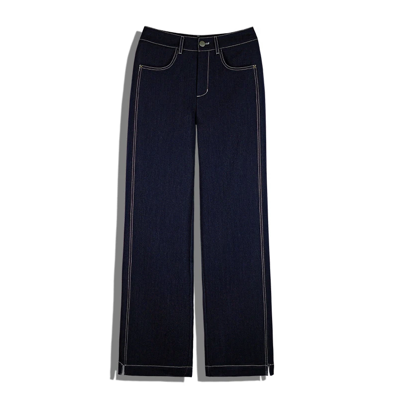 青货【杨桃裤】款热卖休闲直筒裤高腰明线设计百搭窄版显瘦SY232057