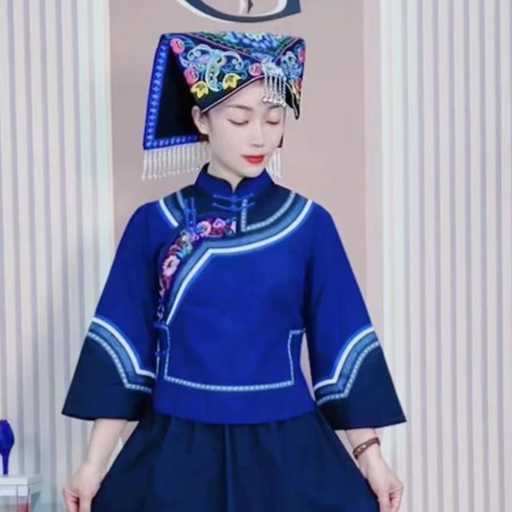 GOXEOU/格希欧新款壮族布依族少数民族服饰套装b3bk0kb1/h5