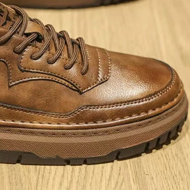 H【根据主播给的编码下单】休闲百搭时尚皮面户外鞋