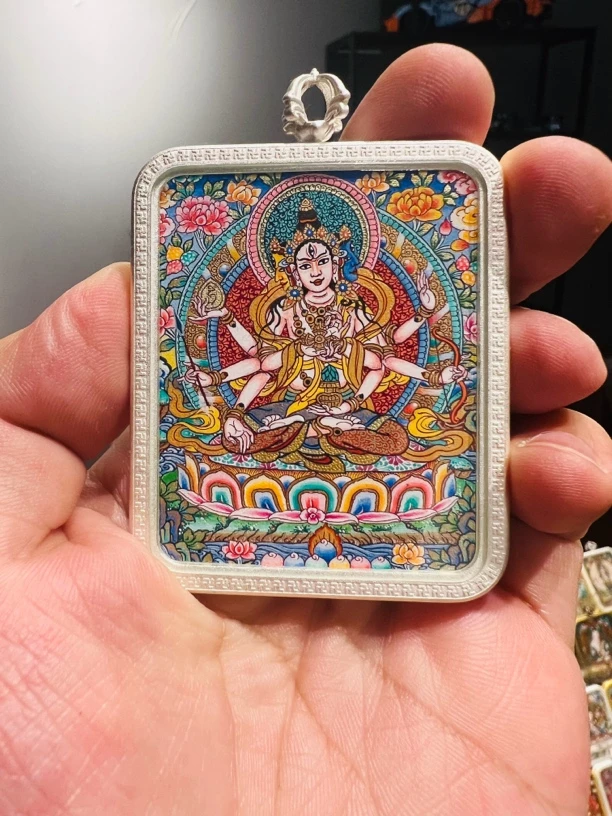 热贡唐卡手绘作品