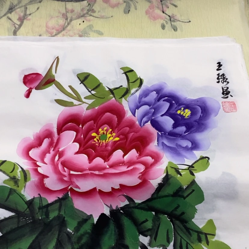 【闪购商品】书法宣纸上的画