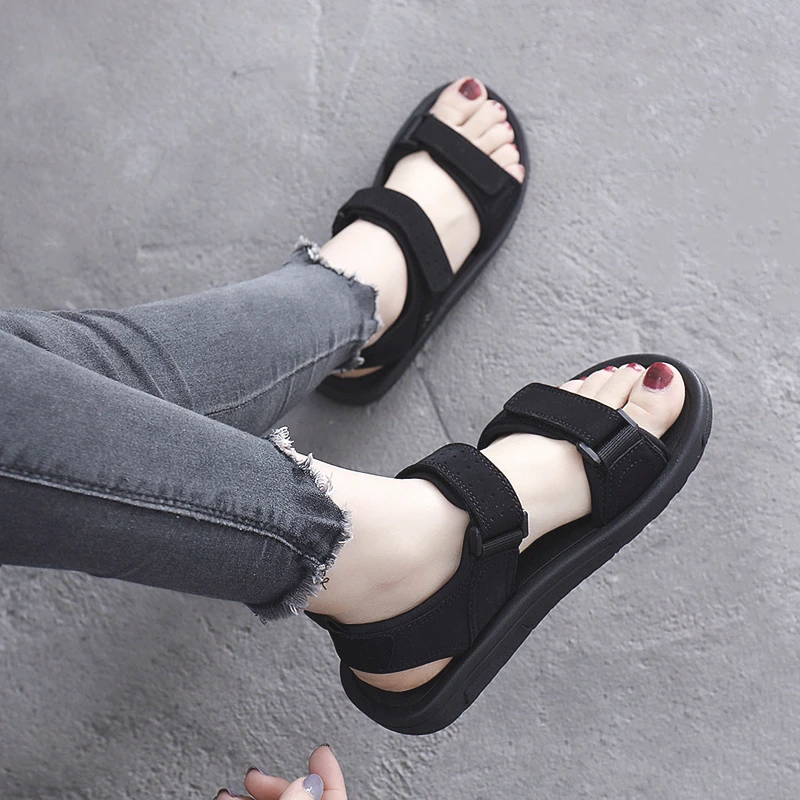 越南新款网红百搭软底软底时尚厚底上班舒适日系防滑夏季学生凉鞋