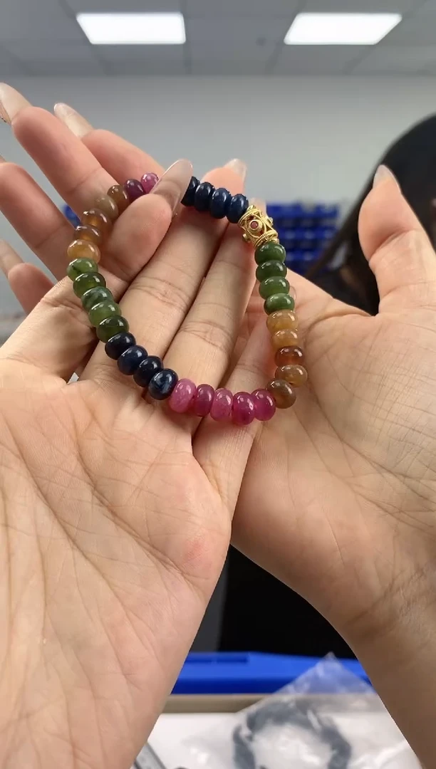 【闪购商品】碧玺手串未镶嵌多样性发其一