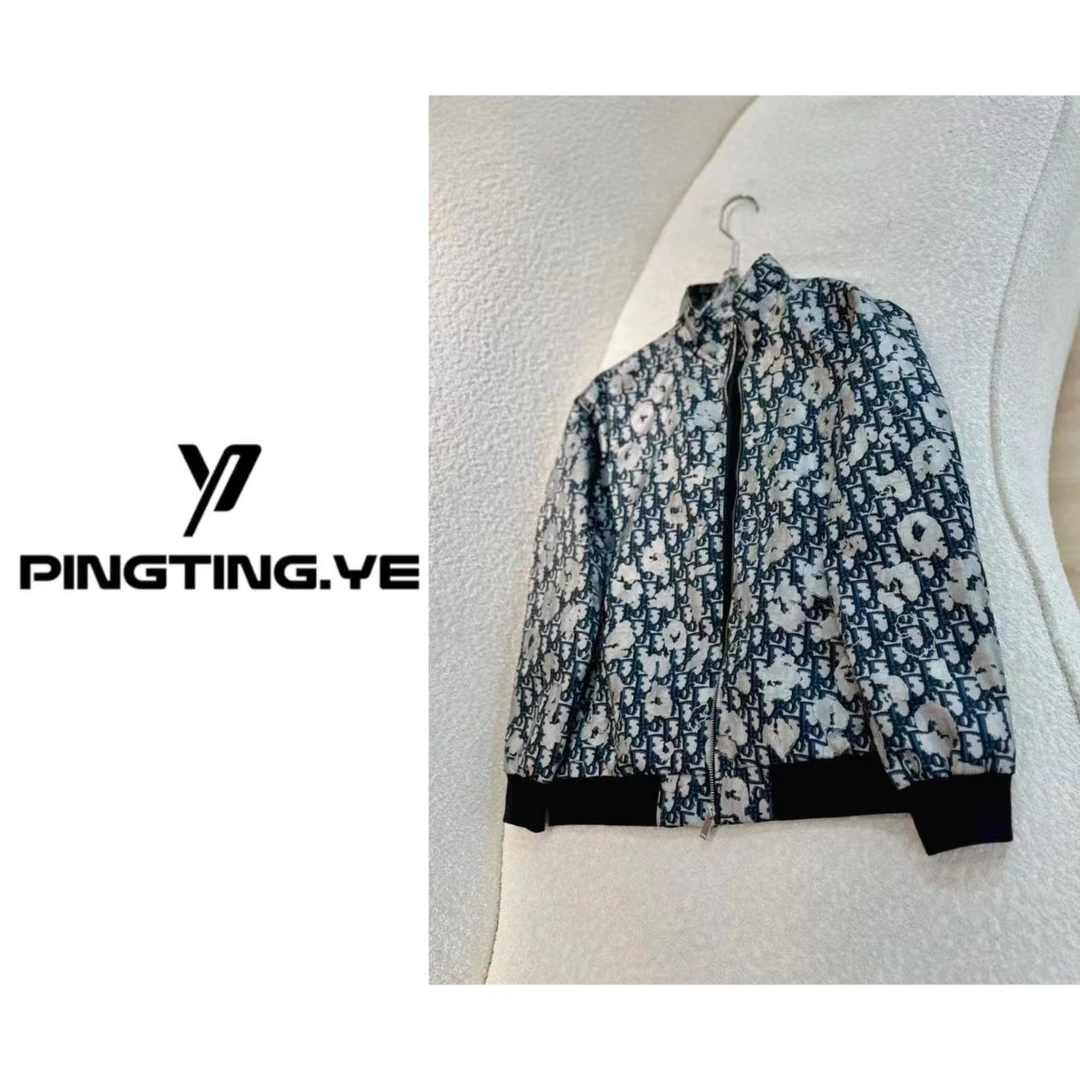 PINGTING.YE重工印花舒适休闲潮流小众百搭夹克外套PT0246