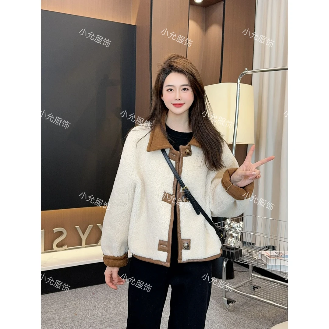 双面少女 小允姐姐2024新款时尚气质高级双面少女外套