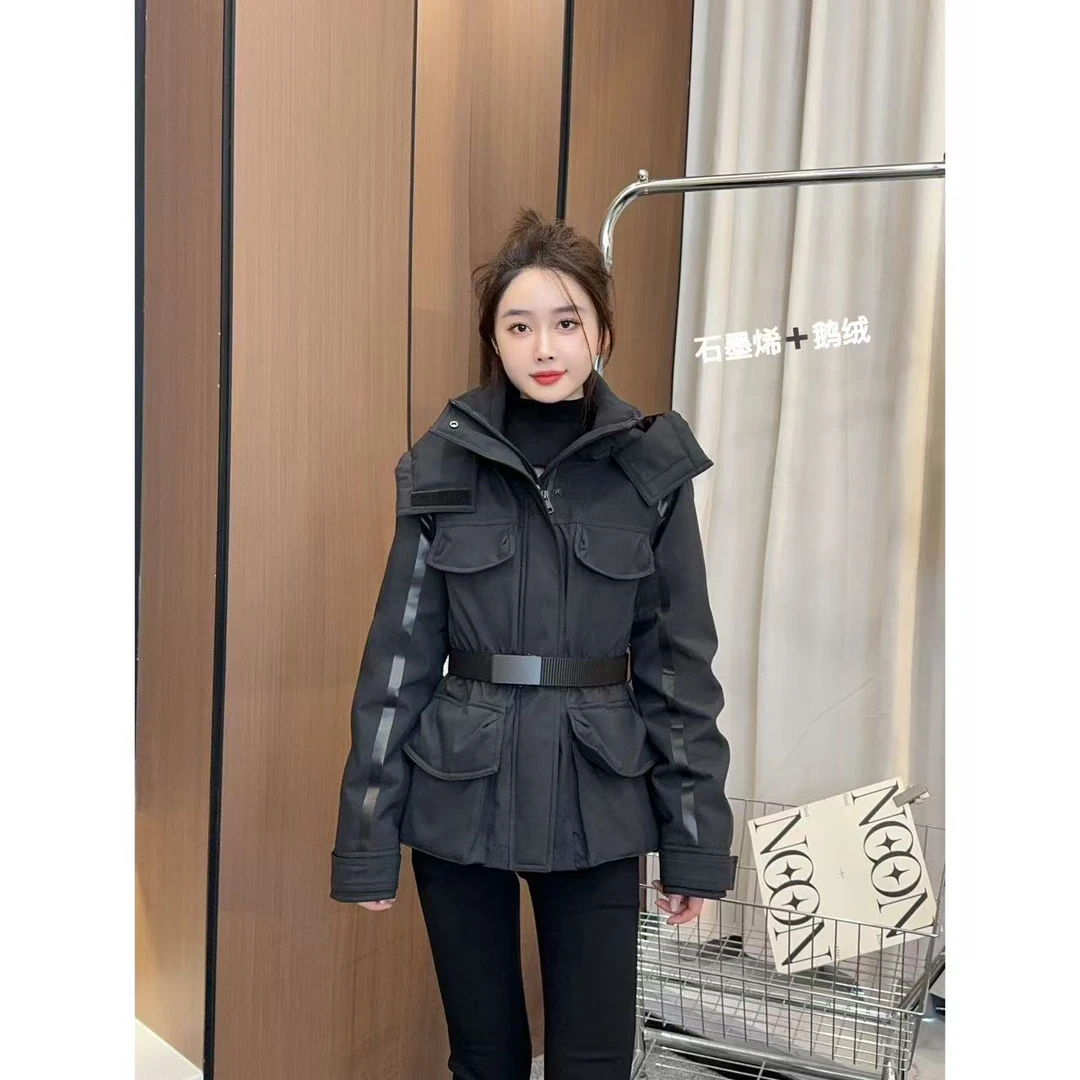 【幂式】鹅绒冲锋衣 小允姐姐2025新款时尚气质高级连帽鹅绒冲锋衣