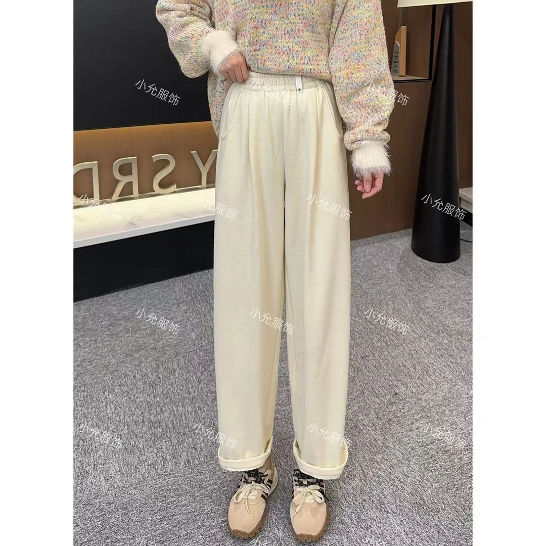 三色老爹裤 小允姐姐2024新款时尚气质高级三色老爹裤