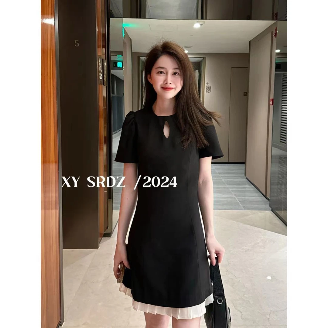 淑女裙 小允姐姐2024新款气质百搭两色休闲淑女裙