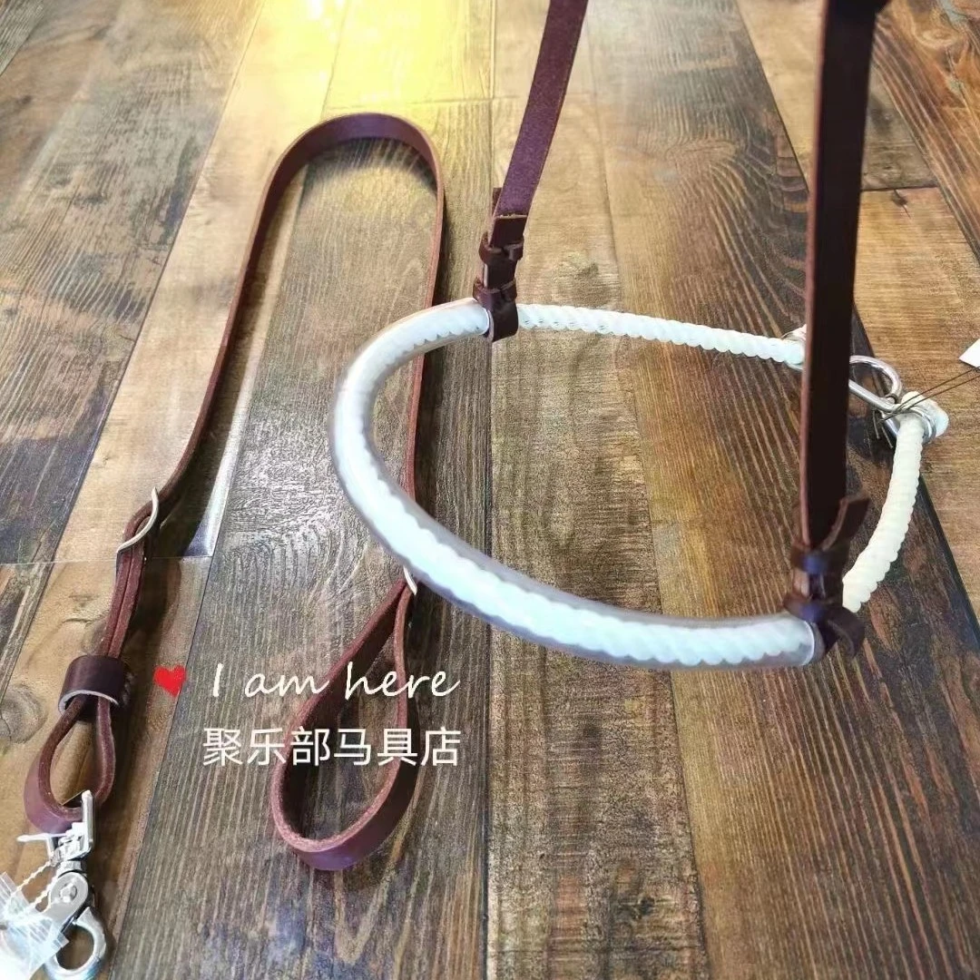 低头革套装西部马术马具防止马过度抬头西部低头革