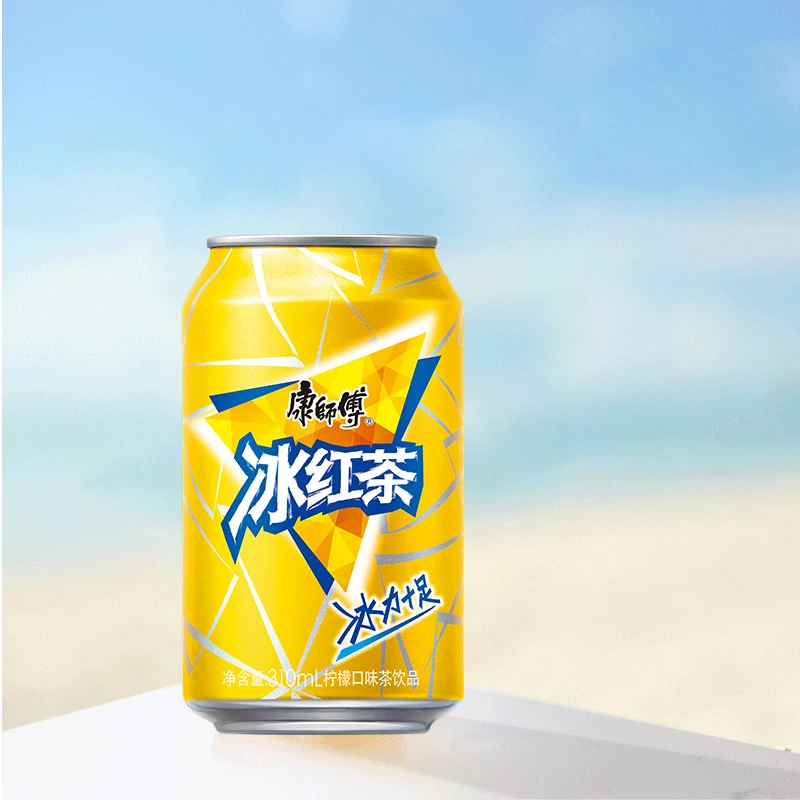 康师傅饮品310ml*6/12罐装冰红茶果味饮料口味随机解腻清爽食用
