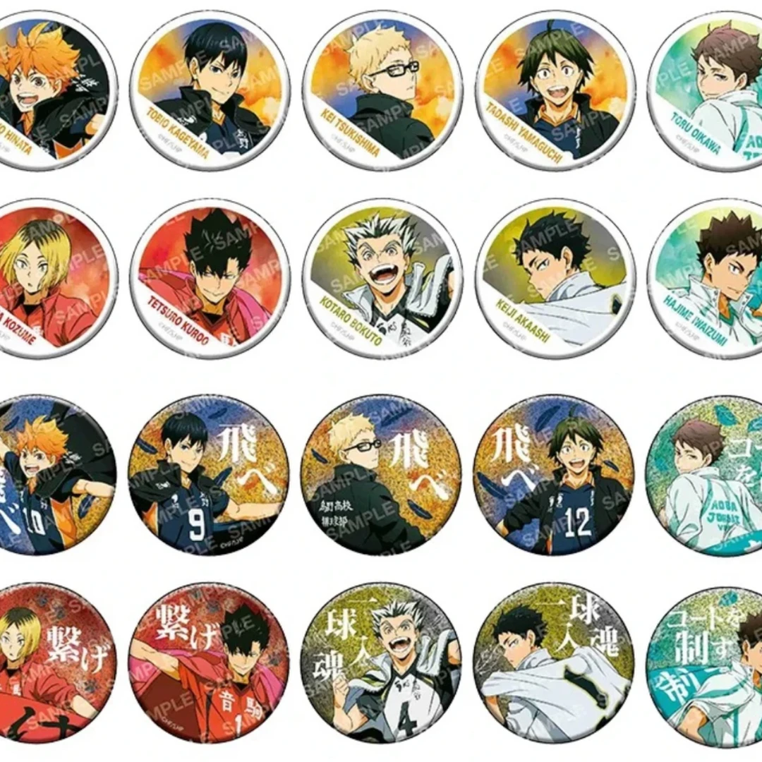 【排球少年】队旗徽章盲盒 全11种 日谷 全新现货产品