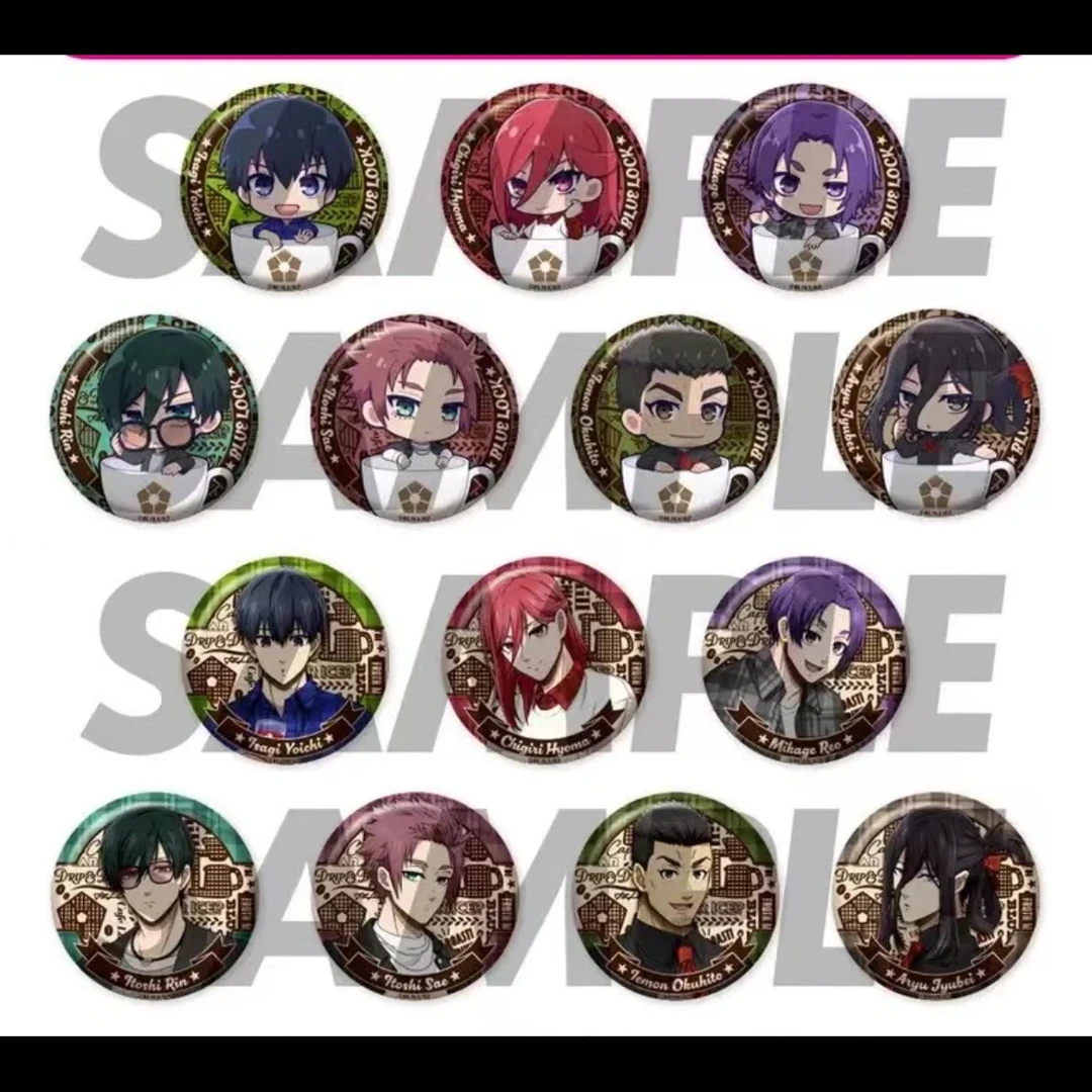 蓝锁蓝色监狱 cafe咖啡厅限定场贩 吧唧