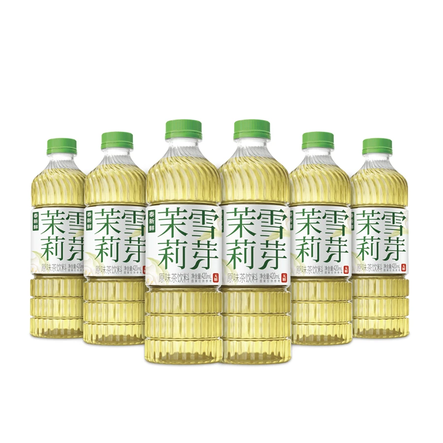 【春茶季】茉莉雪芽原味茶饮料干净配料回甘原泡茶汤420ml*6瓶