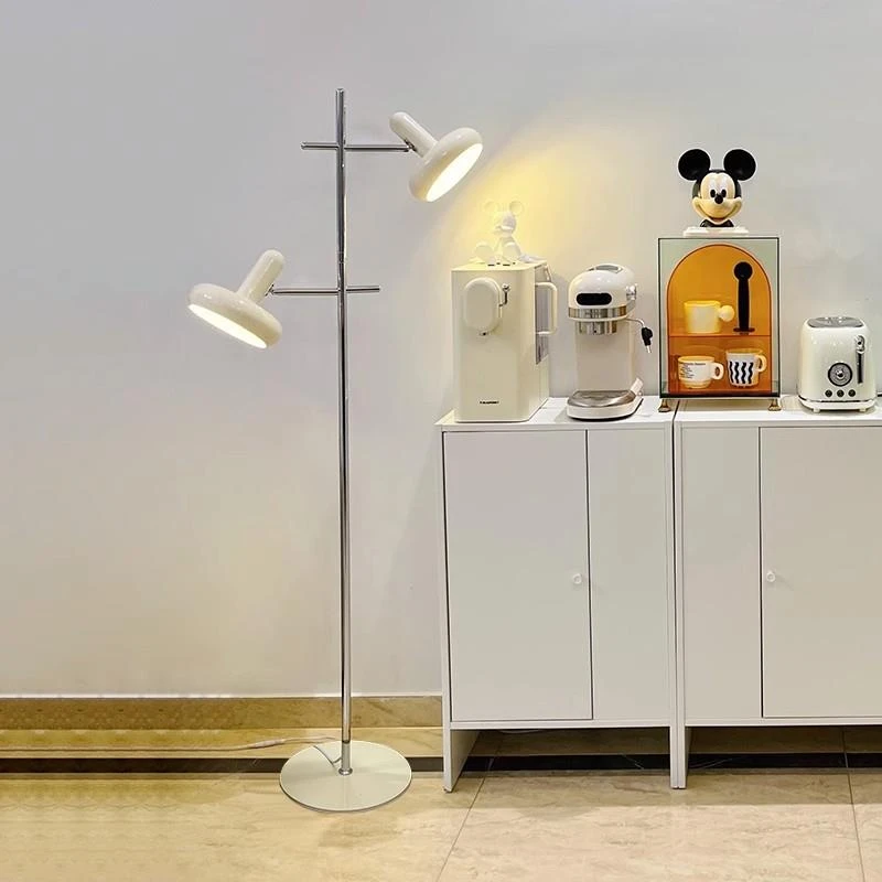 包豪斯落地灯中古奶油风简约现代侘寂北欧客厅沙发旁卧室床头台灯