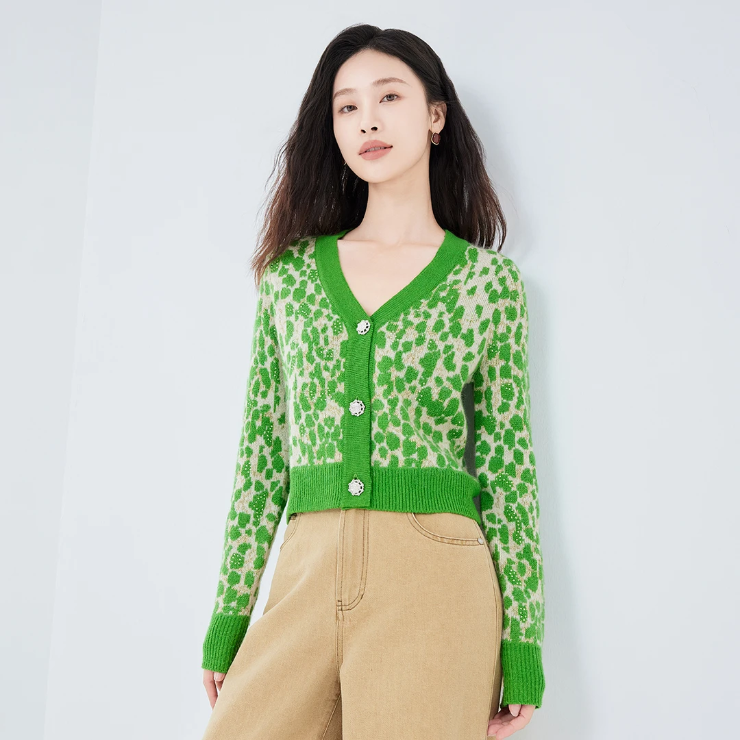 【籽言专属】佳人苑针织衫女2024秋季新款JX335048