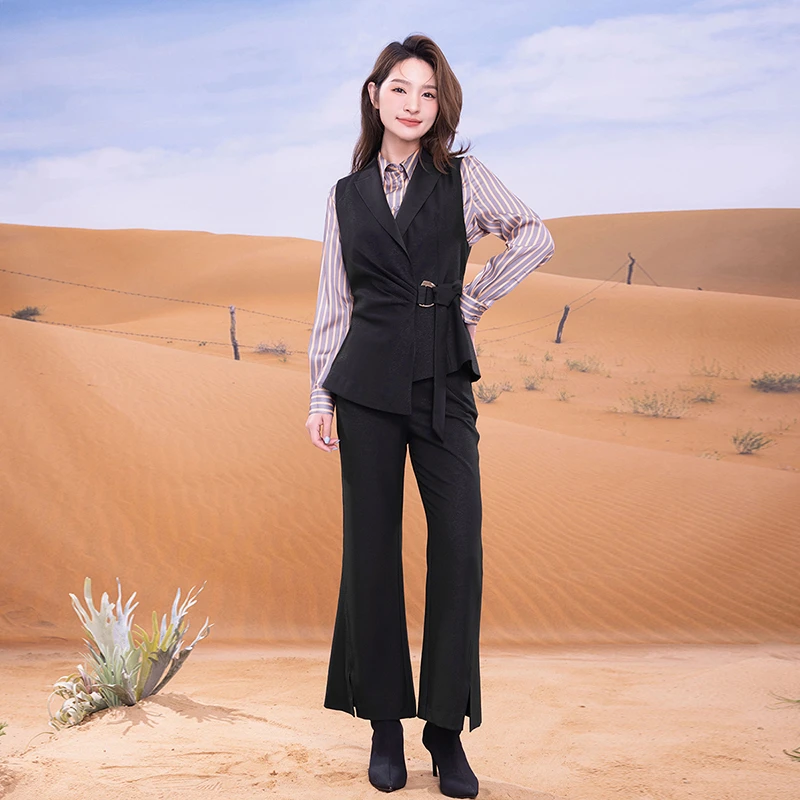 【诗语专享】佳人苑套装女新款JX23T007.