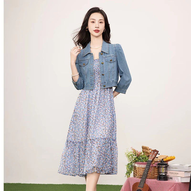 【柠檬专属】佳人苑套装秋季新款J33T002