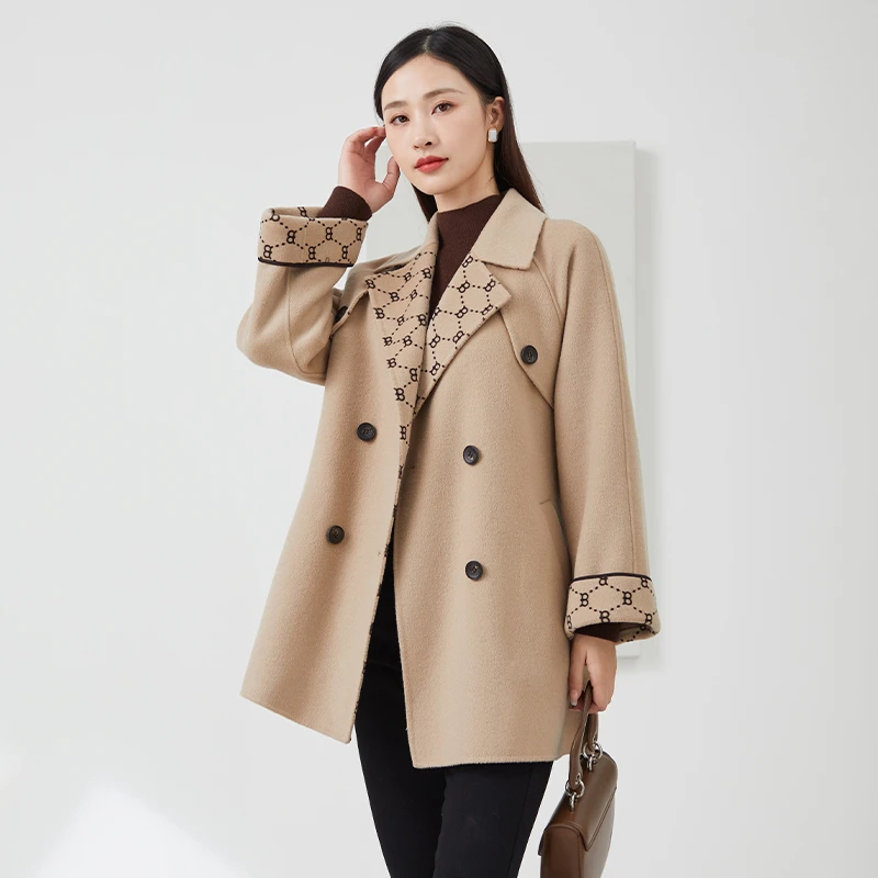 【李易行】J24N437佳人苑2023年冬季新款毛呢外套