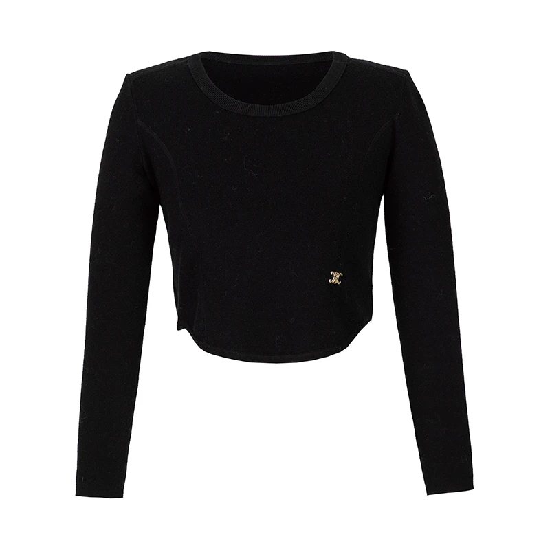 【诗语专享】佳人苑毛衫新款J345033