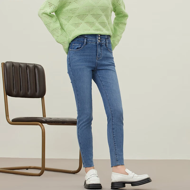 【小余专属】佳人苑牛仔裤女2024年春季新款J31705B