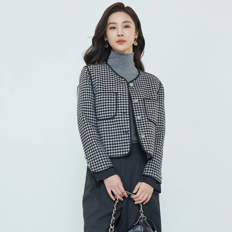 【李易行】J34N325佳人苑外套女冬季新款