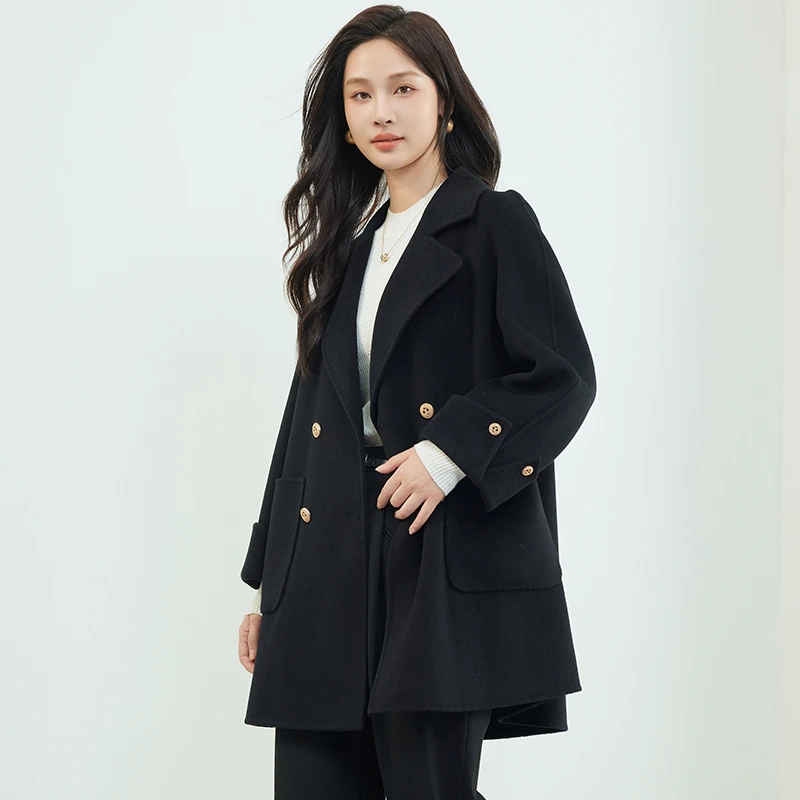 【李易行】J34N406佳人苑毛呢外套女新款