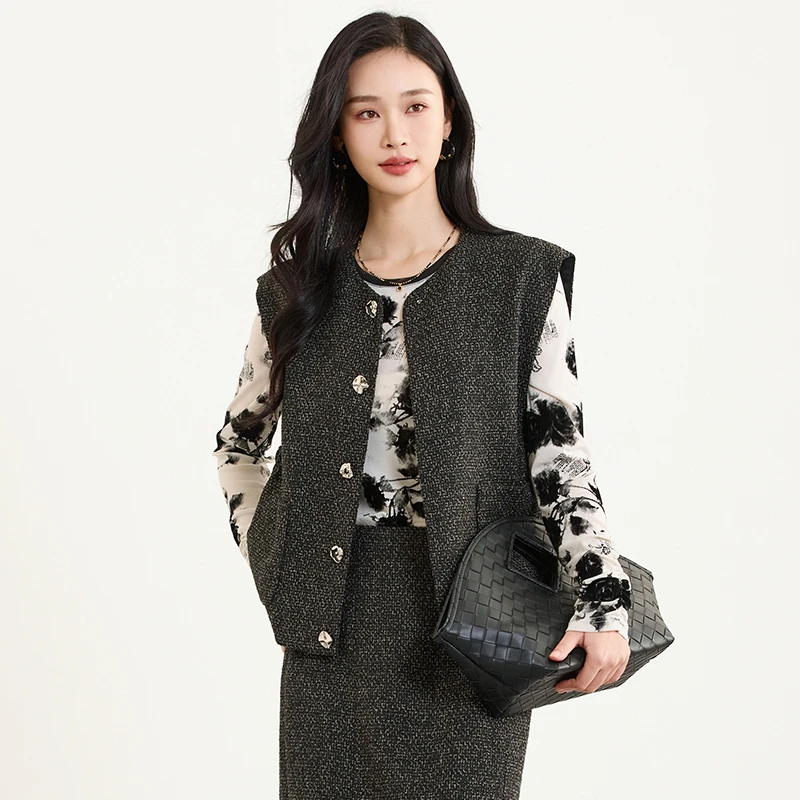 【小余专属】佳人苑马甲女春季新款J41353B