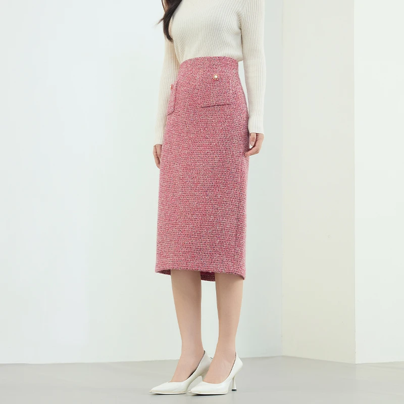 【籽言专属】佳人苑半身裙冬季新款J346021