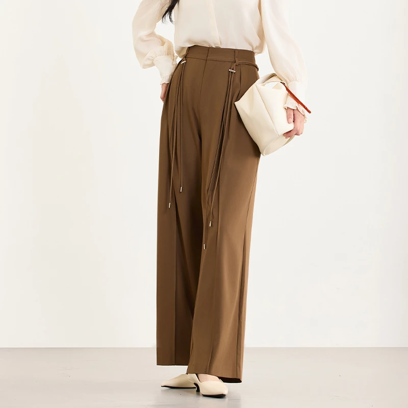 【柠檬专属】佳人苑休闲裤女春季新款J41719B