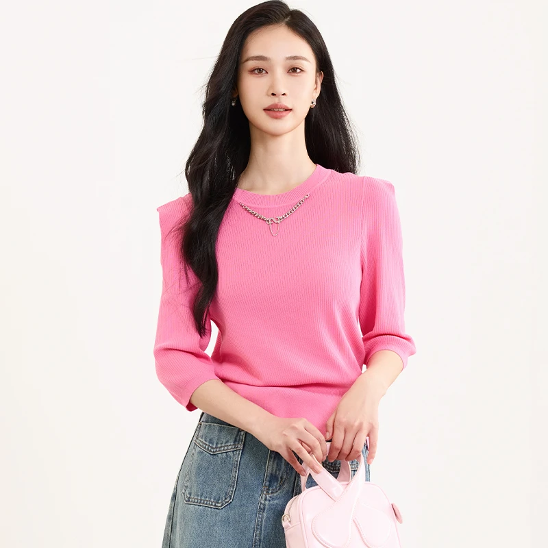 【大叔专享】佳人苑毛衫女春季新款J415091