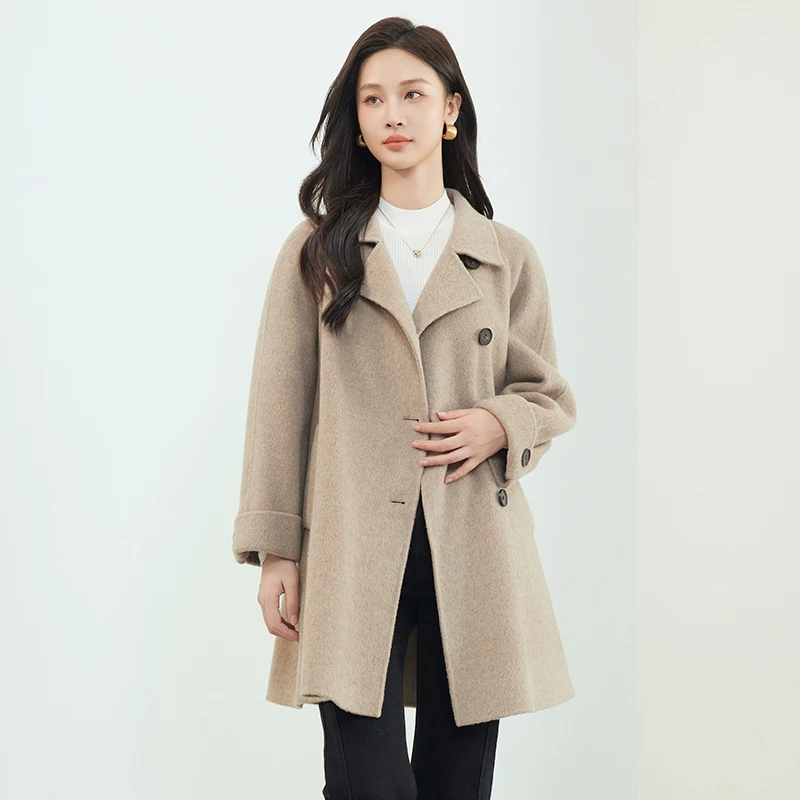 【李易行】J34N417佳人苑毛呢外套女新款