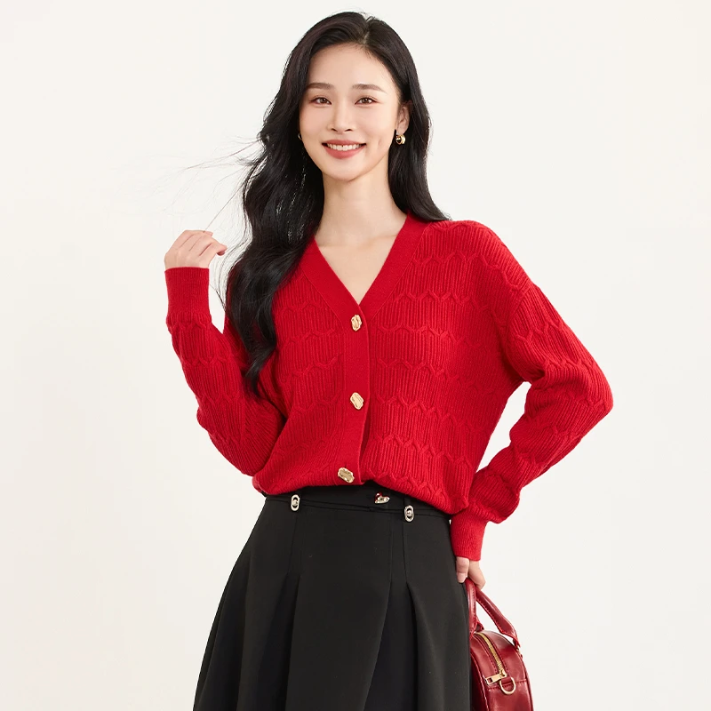 【李易行】J415092佳人苑毛衫女春季新款