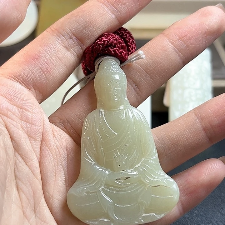 和田玉挂件未镶嵌曼*