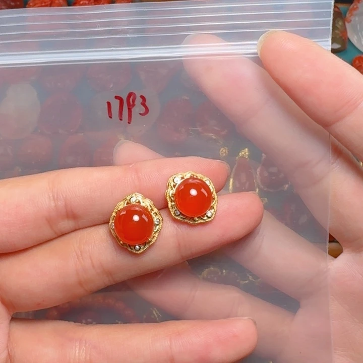 南红玛瑙南红银S925镶嵌