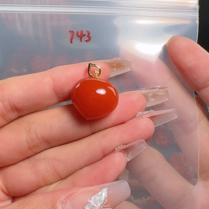 南红玛瑙南红18K金镶嵌