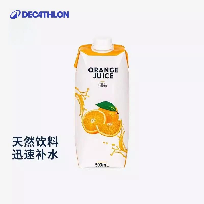 迪卡侬橙汁天然进口鲜榨饮料500ml 331330