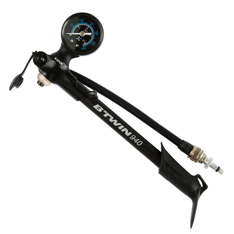 迪卡侬自行车前叉打气筒便携式避震器骑行装备山地车公路车xc436