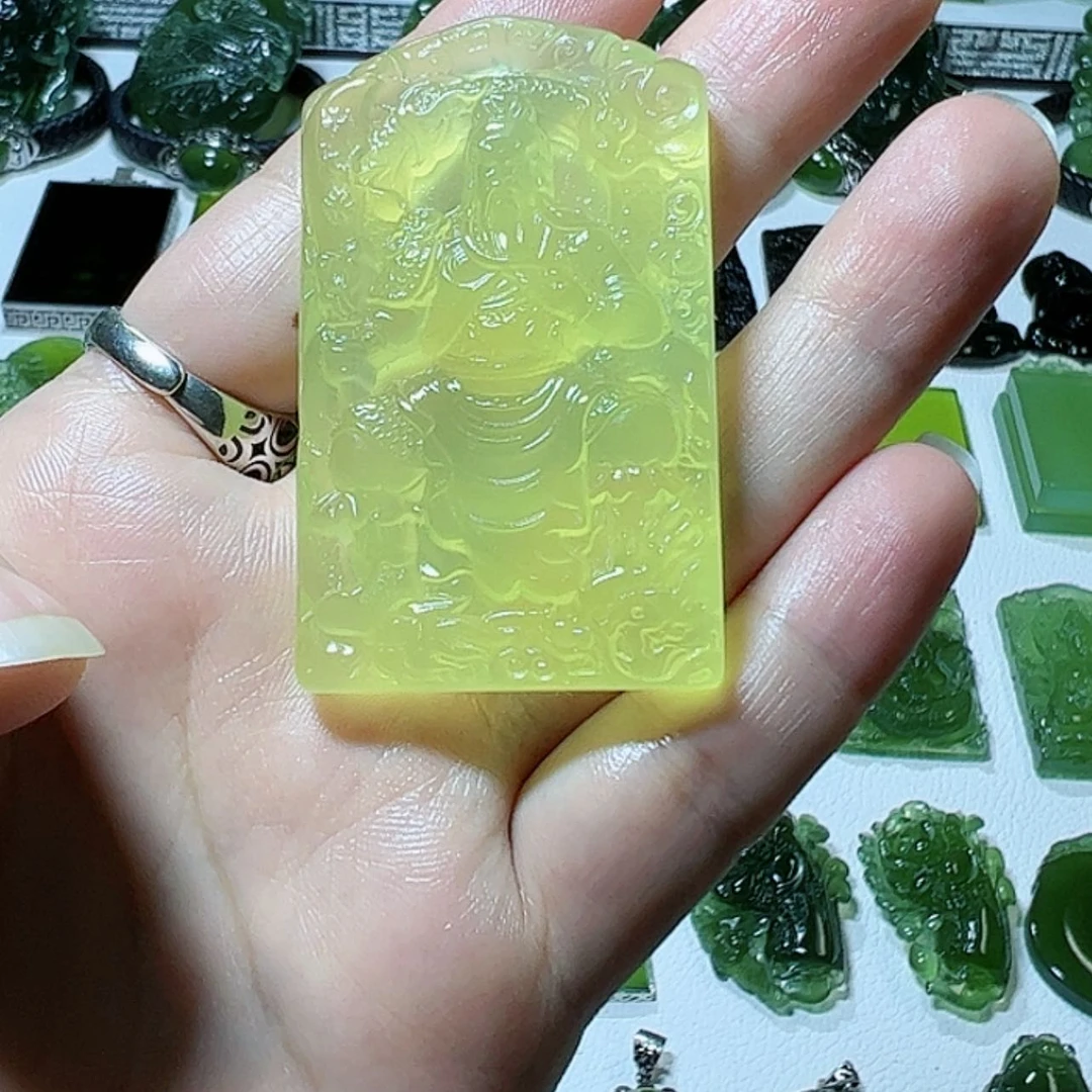 【闪购商品】蛇纹石玉颈饰未镶嵌宛****地