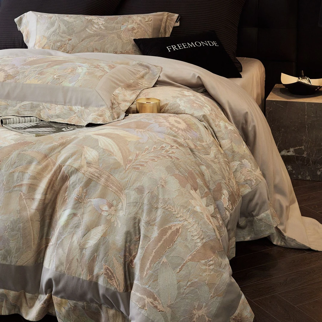 黛西丨天丝棉磨毛精致数码印花轻奢大气丝滑亲肤细腻四件套