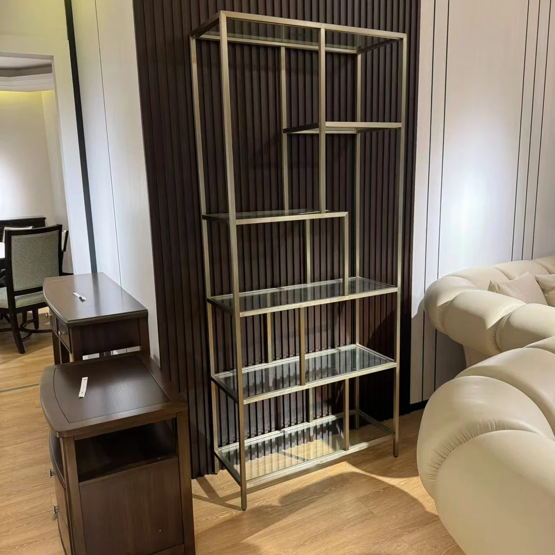 EH-10150书架客厅展示架酒架 W880×D350×H2030