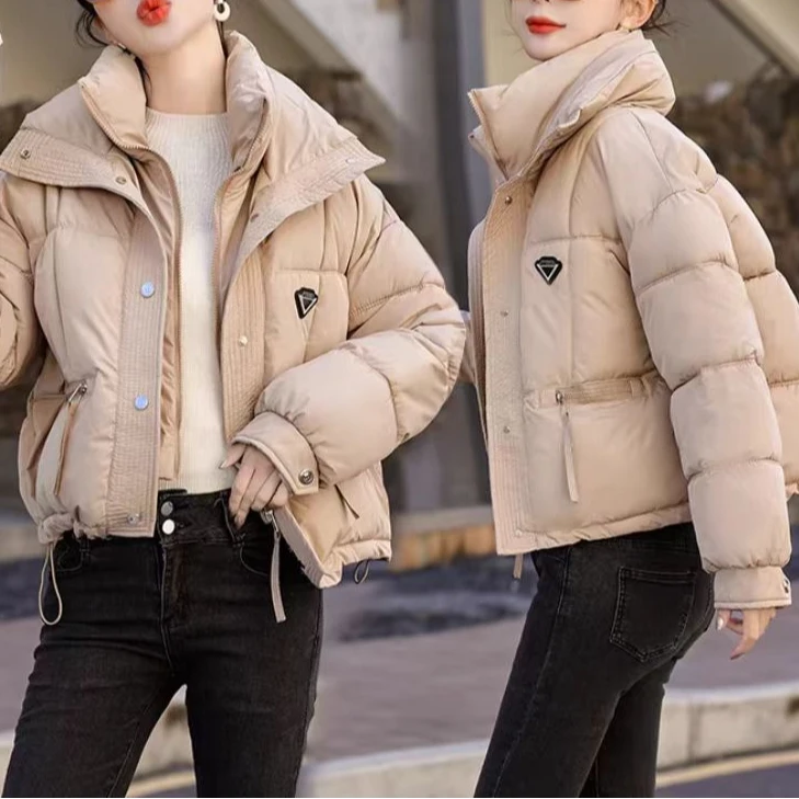 欧货宽松百搭白鸭绒高级感短裤女2024冬女款时尚休闲外套24901