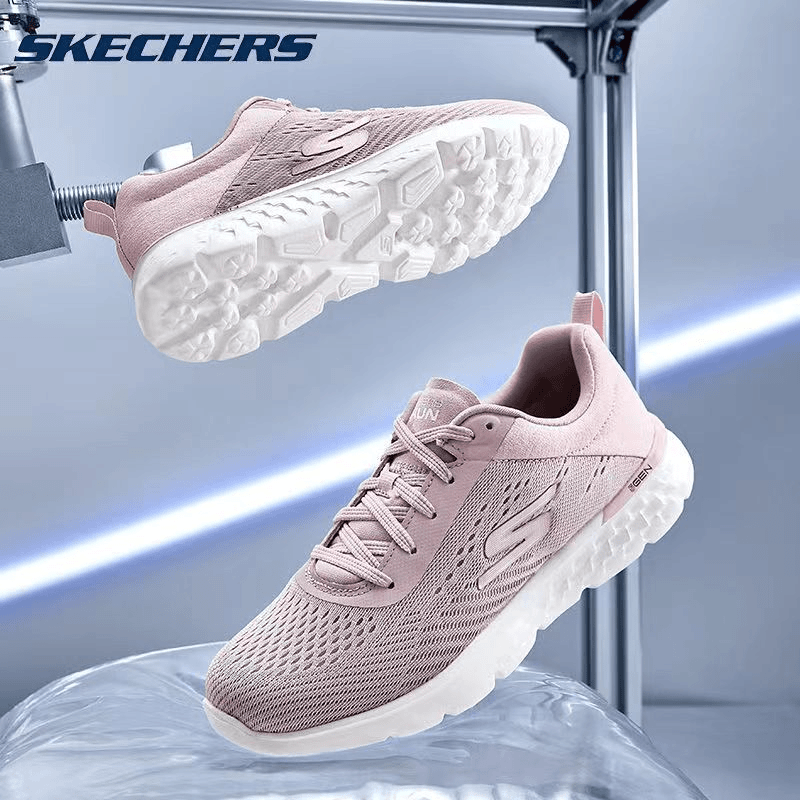 SKECHERS/斯凯奇春夏款回弹减震女鞋网面休闲耐磨运动跑鞋667055