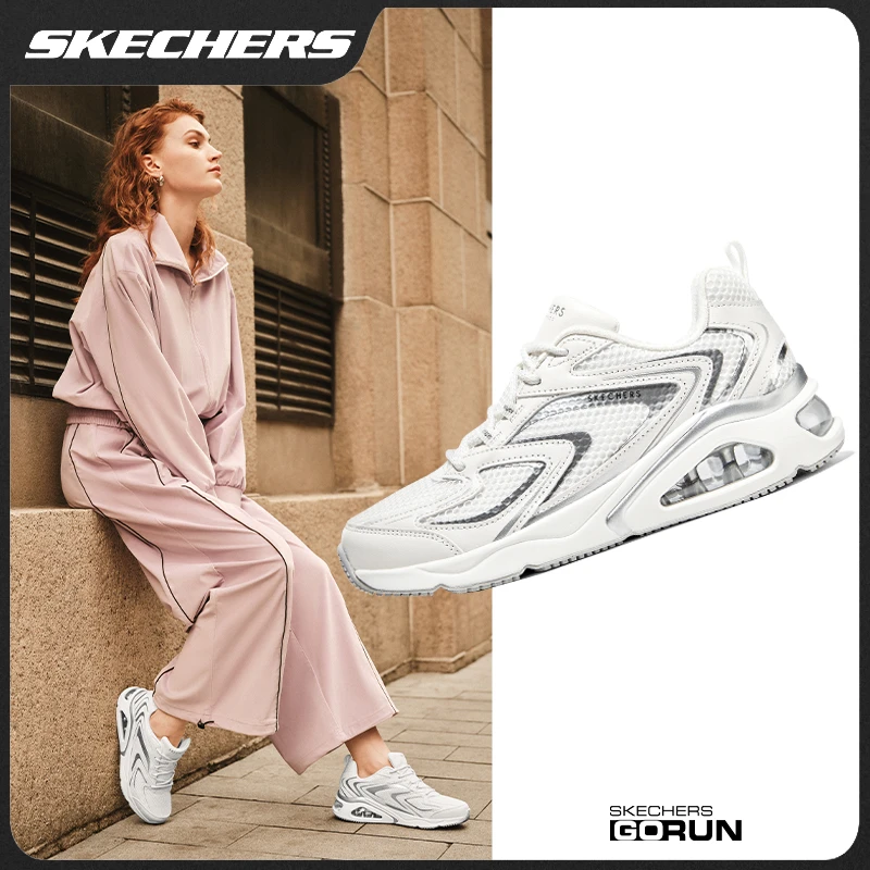 SKECHERS/斯凯奇秋冬款镂空户外时尚女鞋休闲舒适运动跑鞋177425
