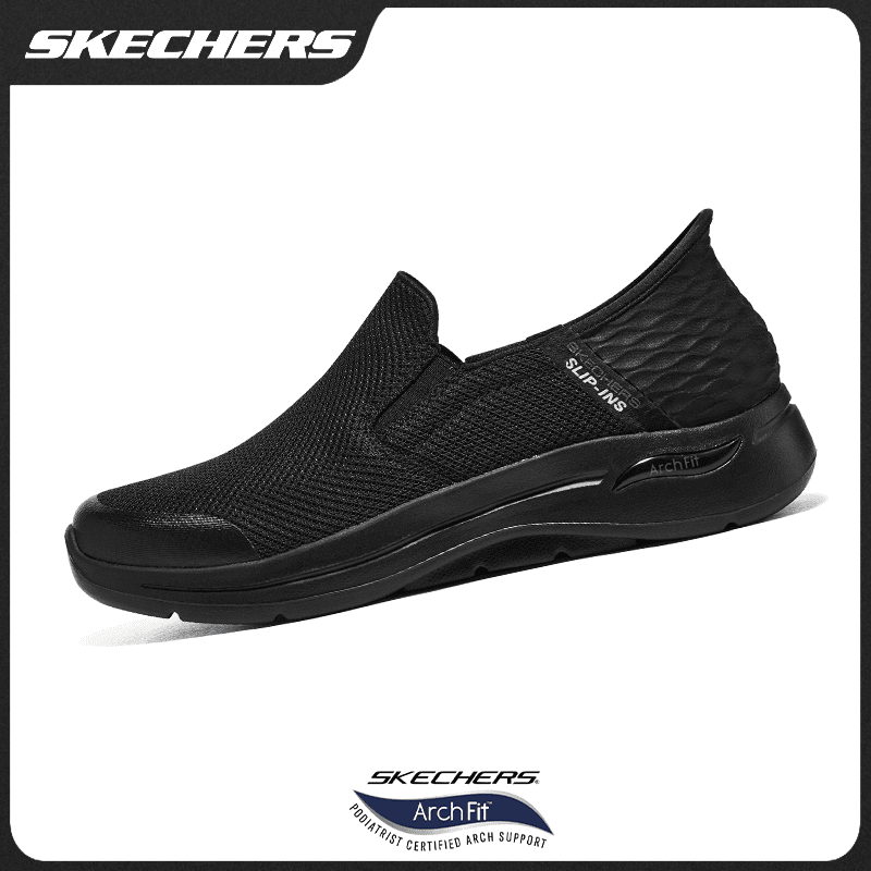 SKECHERS/斯凯奇闪穿系列休闲男鞋一脚蹬健步鞋舒适运动鞋216259